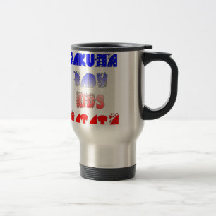 Hakuna Matata Baby & Kids: French Colour Design Travel Mug