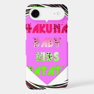 Hakuna Matata" Baby Pink Heart - Global inspired