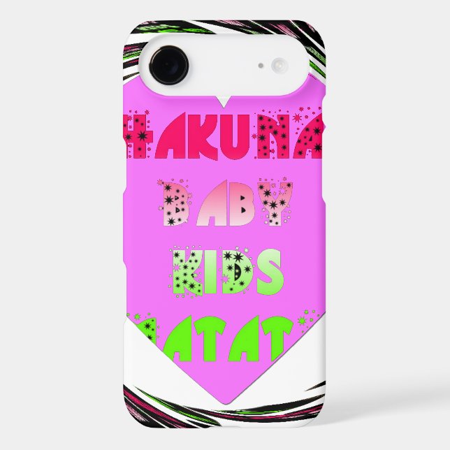 Hakuna Matata" Baby Pink Heart  -  Global inspired (Back)