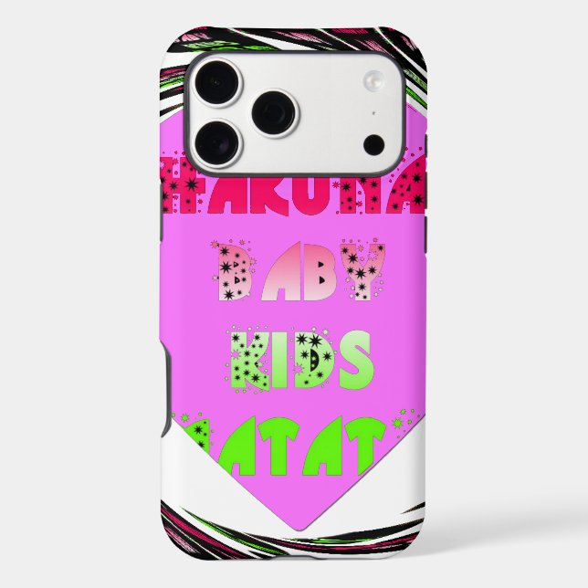 "Hakuna Matata" Baby Pink Heart  - Global inspired (Back)