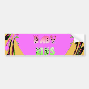 "Hakuna Matata" Baby Pink Heart  - Global inspired Bumper Sticker