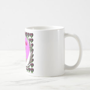 "Hakuna Matata" Baby Pink Heart  - Global inspired Coffee Mug
