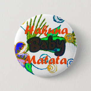 Hakuna Matata Baby.png 6 Cm Round Badge