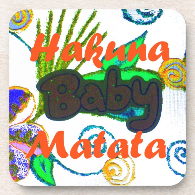 Hakuna Matata Baby.png Coaster (Front)
