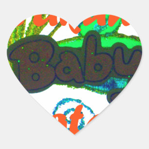 Hakuna Matata Baby.png Heart Sticker