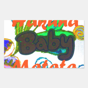 Hakuna Matata Baby.png Rectangular Sticker