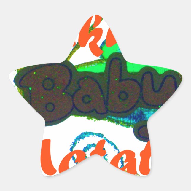 Hakuna Matata Baby.png Star Sticker (Front)