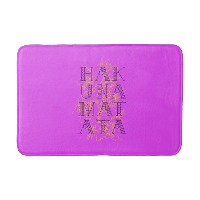Hakuna Matata Bath Mat (Front)