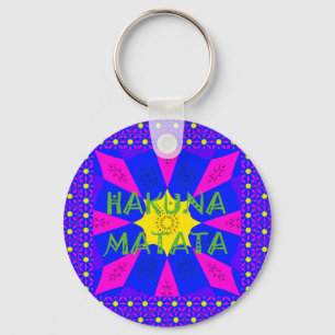 Hakuna Matata Beautiful Amazing Design Colours Key Ring