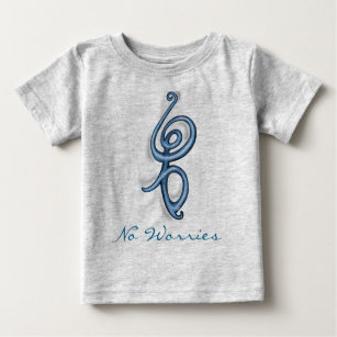 Hakuna Matata ~ blue symbol Baby T-Shirt