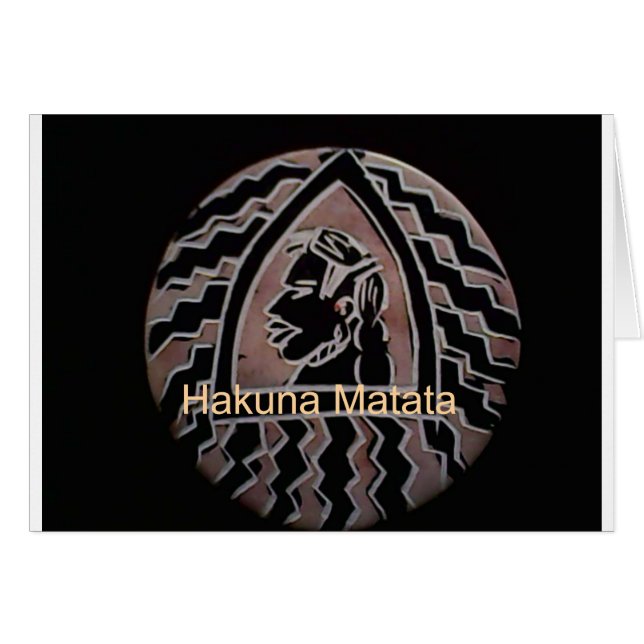 Hakuna Matata Bongo Flavour. (Front Horizontal)