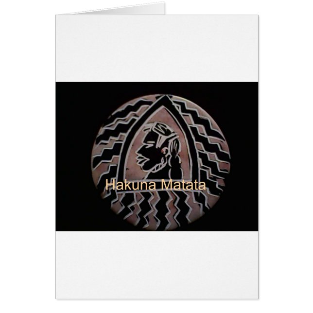 Hakuna Matata Bongo Flavour. (Front)