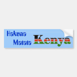 Hakuna        Matata Bumper Sticker