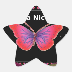 "Hakuna Matata Butterfly" Inspirational - Nice Day Star Sticker