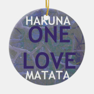 HAKUNA MATATA CERAMIC TREE DECORATION