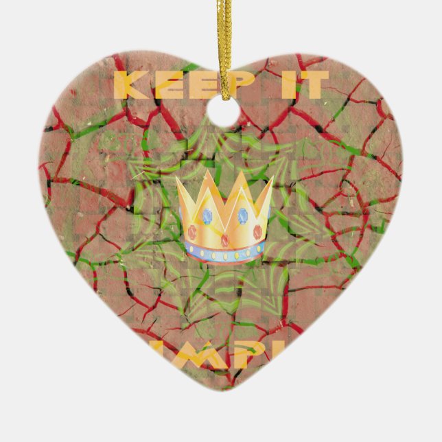 Hakuna matata ceramic tree decoration (Front)