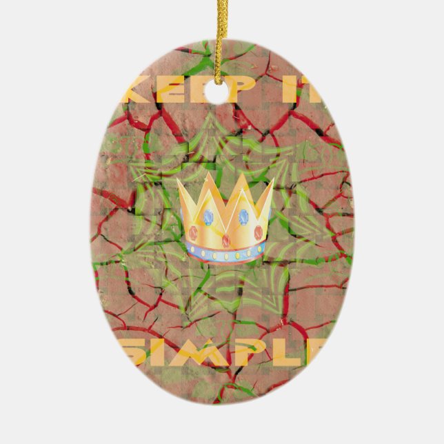 Hakuna matata ceramic tree decoration (Front)