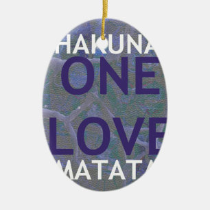 HAKUNA MATATA CERAMIC TREE DECORATION