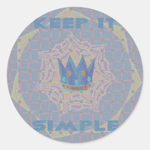 Hakuna matata classic round sticker