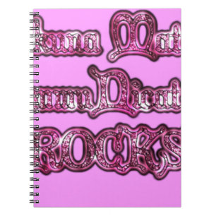 Hakuna Matata Communication ROCKS Art Print Notebook