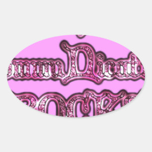 Hakuna Matata Communication ROCKS Art Print Oval Sticker