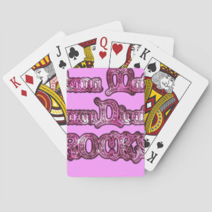 Hakuna Matata Communication ROCKS Custom Product Playing Cards