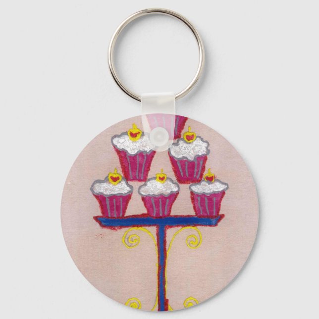 Hakuna matata cupcakes key ring (Front)