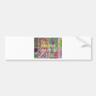 Hakuna Matata cute amazing work of art.png Bumper Sticker