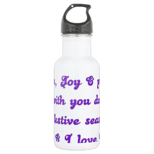Hakuna Matata Dear Friend Love joy peace be with y 532 Ml Water Bottle