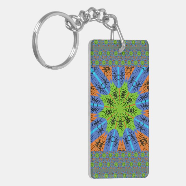 Hakuna Matata Elegant traditional Vector Key chain (Front Left)