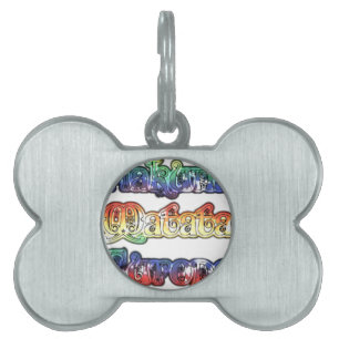 Hakuna Matata Europe Art Print/Graphic Pet Name Tag