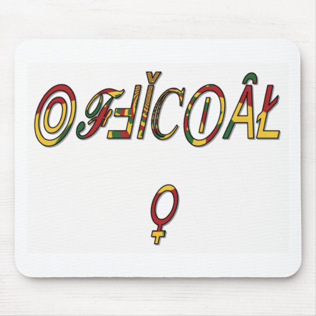 Hakuna Matata Female Official Gifts.png Mouse Mat (Front)