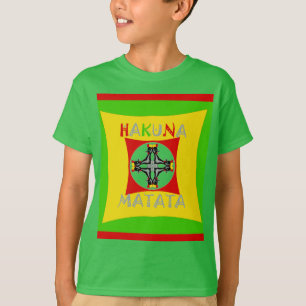 Hakuna Matata Fun Rasta Colours: Vibrant & Carefre T-Shirt