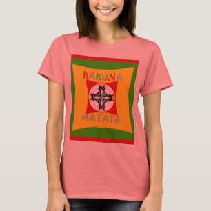 Hakuna Matata Fun Rasta Colours: Vibrant & Carefre T-Shirt