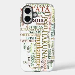 Hakuna Matata Gift Colour iPhone 16 Case