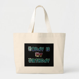 Hakuna Matata Gift Today is my Birthday.png Large Tote Bag