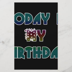 Hakuna Matata Gift Today is my Birthday.png Stationery