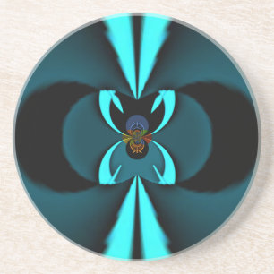 Hakuna Matata Gifts Blue Shield Coaster