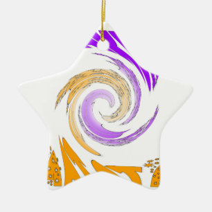 Hakuna Matata Gifts stars.png Ceramic Tree Decoration