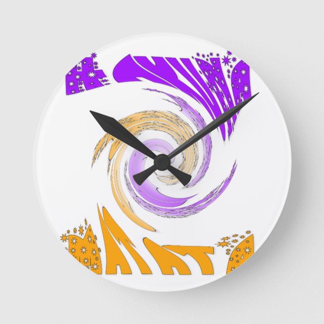 Hakuna Matata Gifts stars.png Round Clock (Front)