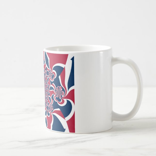 Hakuna Matata Gifts trendy stylish red and blue.jp Coffee Mug (Right)