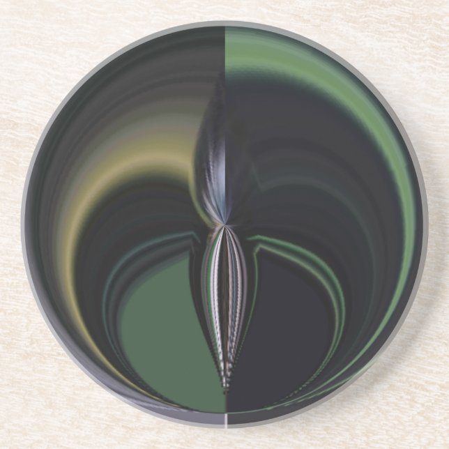 Hakuna Matata Girly Gifts Aurora Silver Lining she Coaster (Front)