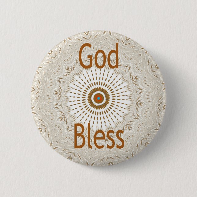Hakuna Matata God Bless you 6 Cm Round Badge (Front)