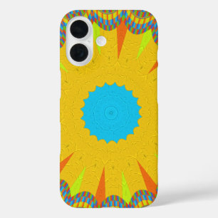 Hakuna Matata golden yellow oil painting iPhone 16 Case