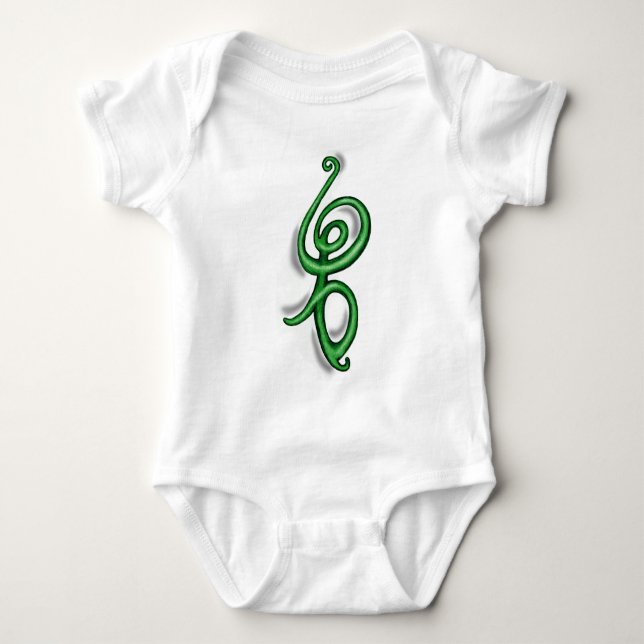 Hakuna Matata ~ Green Baby Bodysuit (Front)