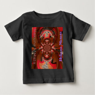 Hakuna Matata Halloween Mask Kaleidoscope Abstract Baby T-Shirt