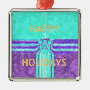 Hakuna Matata Happy Holidays Metal Tree Decoration
