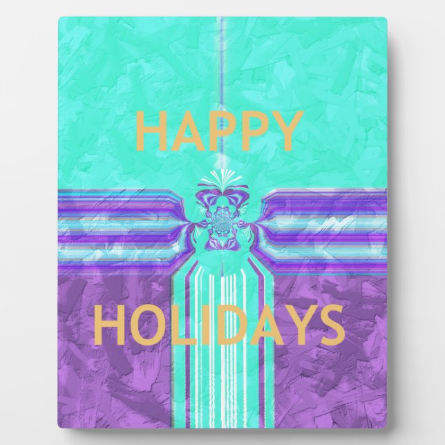 Hakuna Matata Happy Holidays Plaque (Front)
