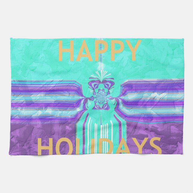Hakuna Matata Happy Holidays Tea Towel (Horizontal)