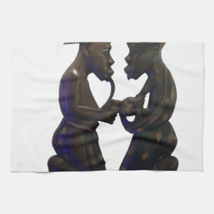 Hakuna Matata Having fun Old School is the best Tea Towel